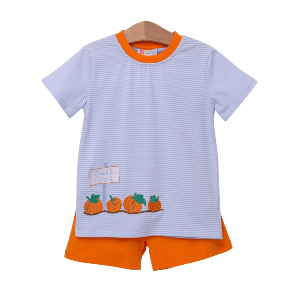 NEW Boy’s Pumpkin Patch Shorts Set